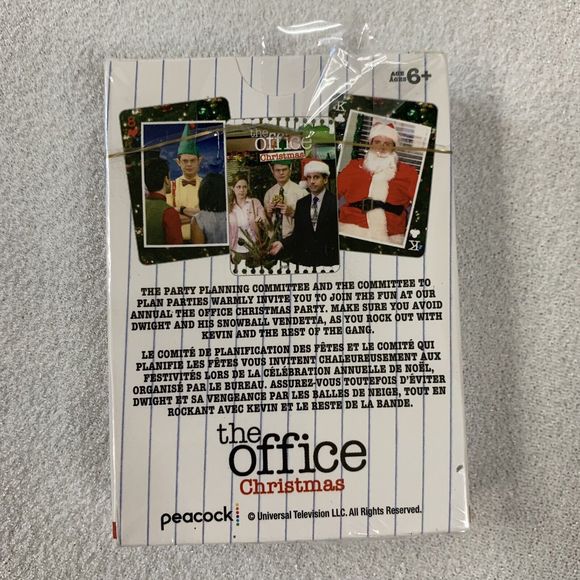 The Office Christmas, Rudolph the Red Nose Reindeer Playing Cards 2 Packs Cartas - Picture 3 of 5